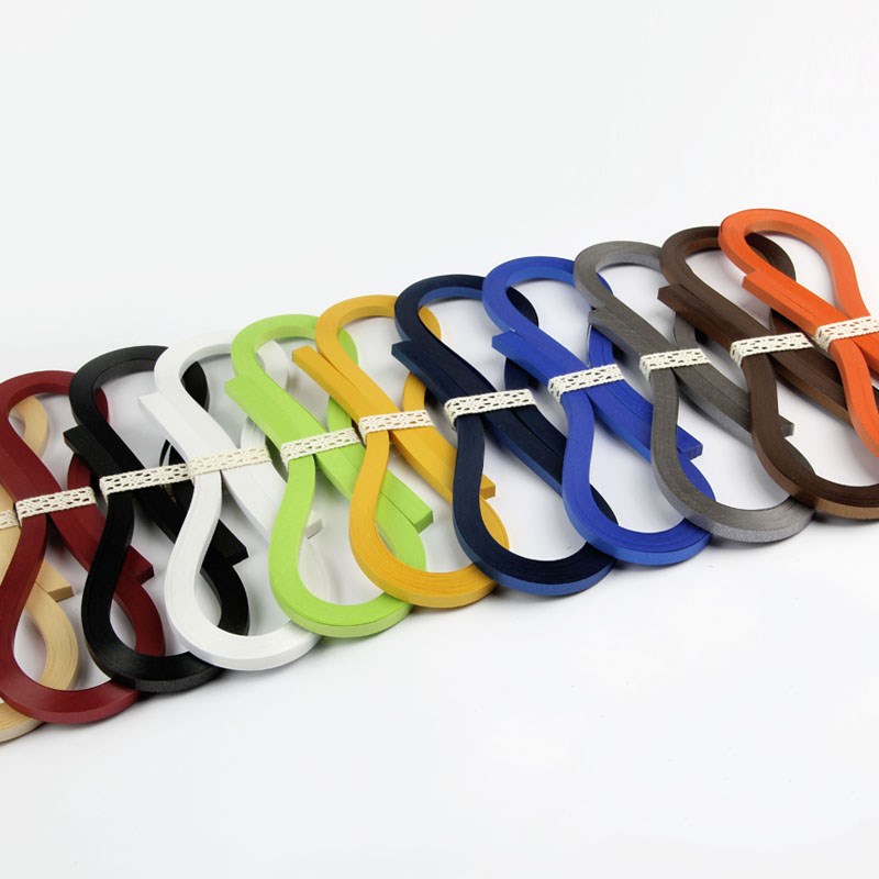 Quilling Paper Strips - Tiras de papel peroladas metálicas brilhantes,
