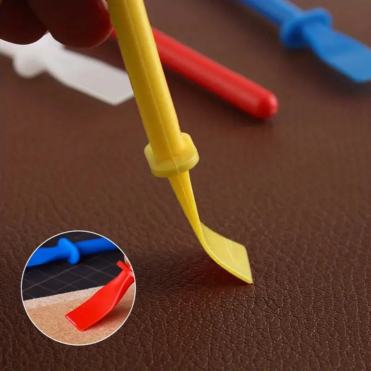 Art Craft Stick - Espátula de polipropileno com raspador de