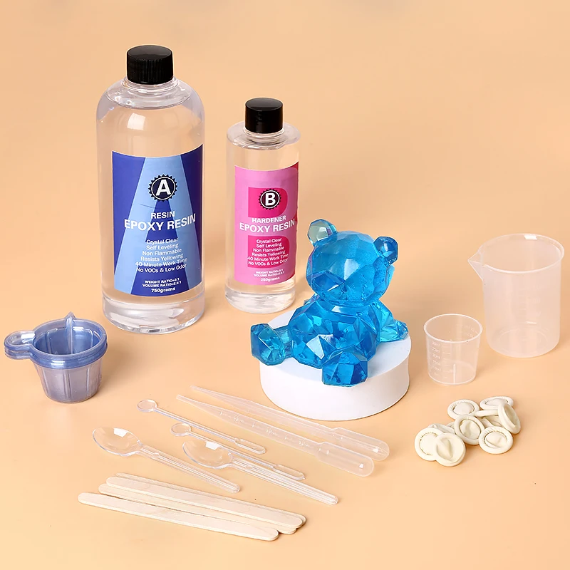 Art Craft Stick - Kit de resina epóxi cristalina, mistura