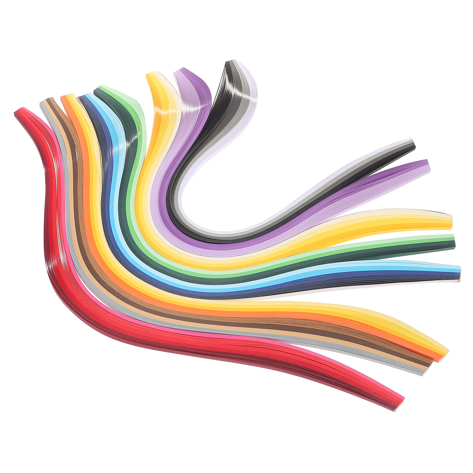 Quilling Paper Strips - Kit de Artesanato DIY com 8