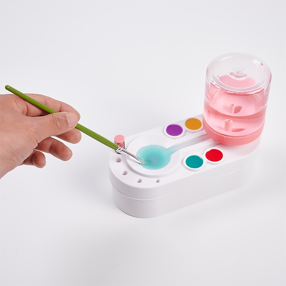 Gouache Paint Set - Limpador de pincel de pintura com