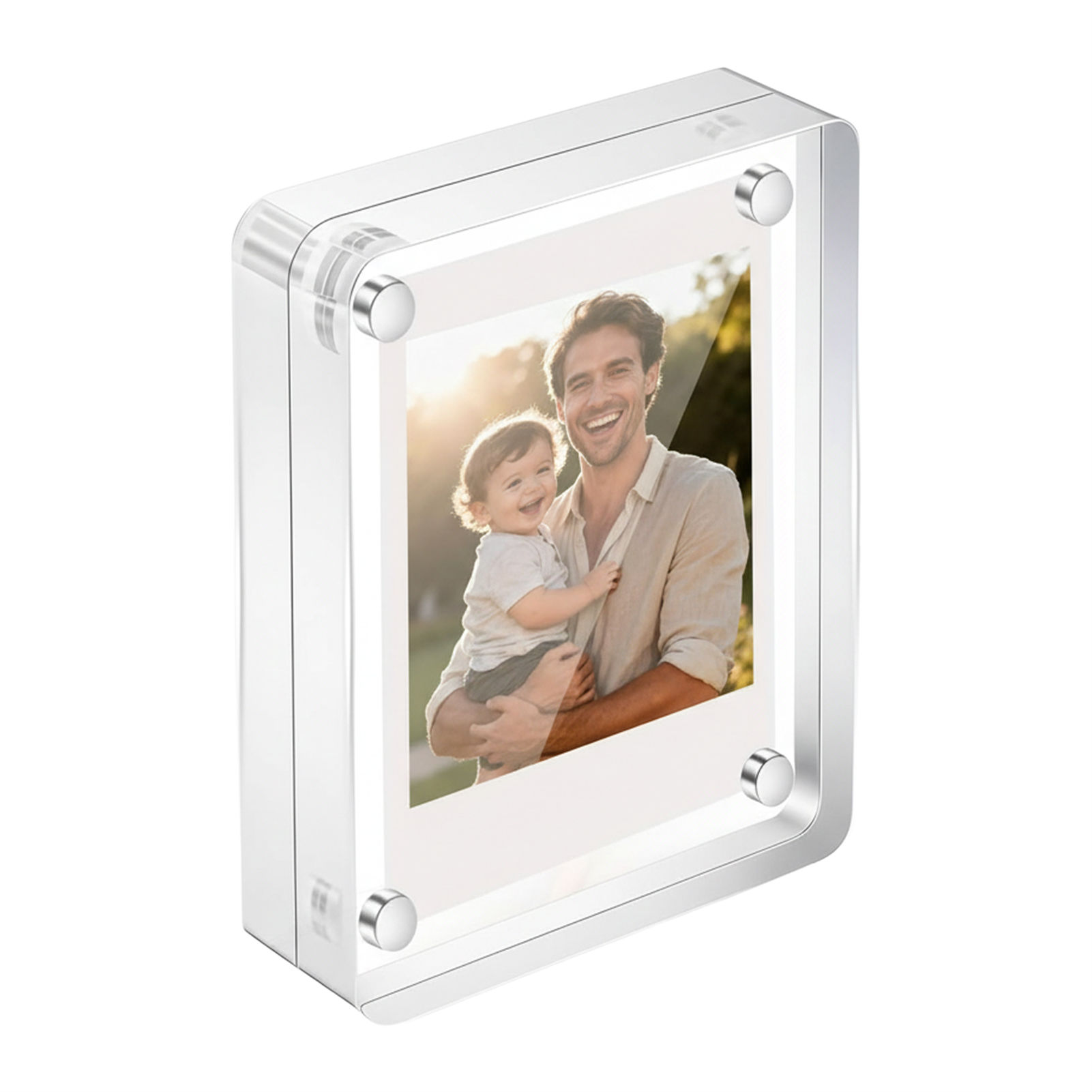 Art Craft Display - Porta-Retrato Magnético de Acrílico 2.5x3.5 Polegadas