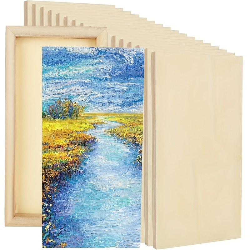 Art Craft Gallery - Placas de madeira inacabadas medindo 12*6*0.8