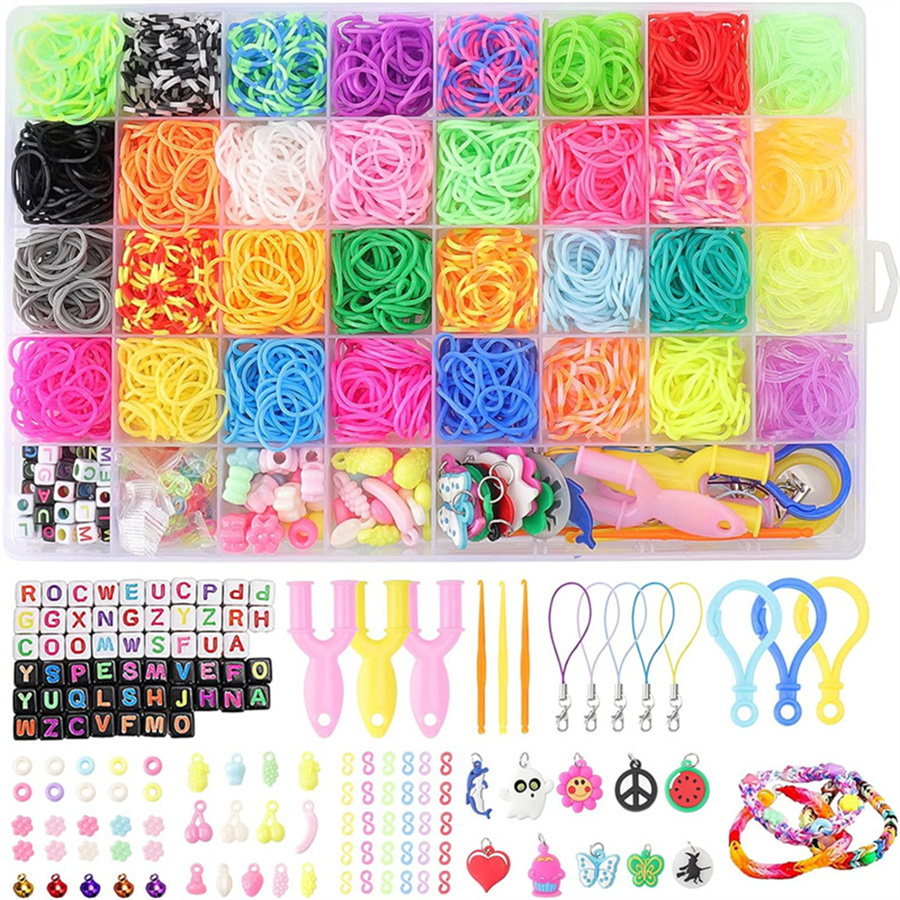 Art Craft Kite - Kit de pulseira de borracha colorida