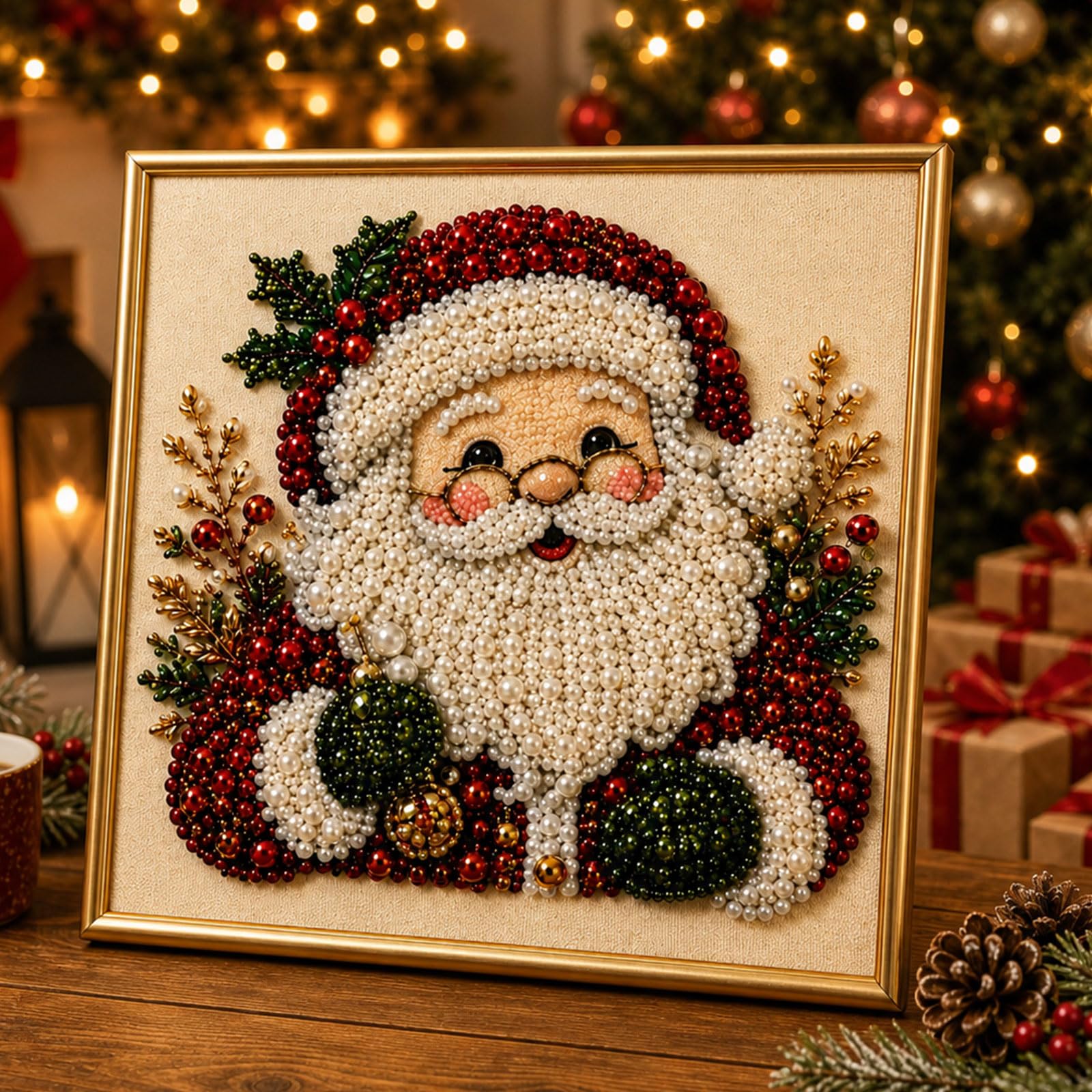 Art Craft Glasses Frames - Kit de Pintura com Pérolas e