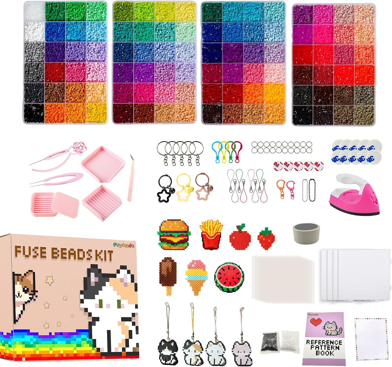 Art Crafts - Kit de Miçangas Fusíveis - Fácil