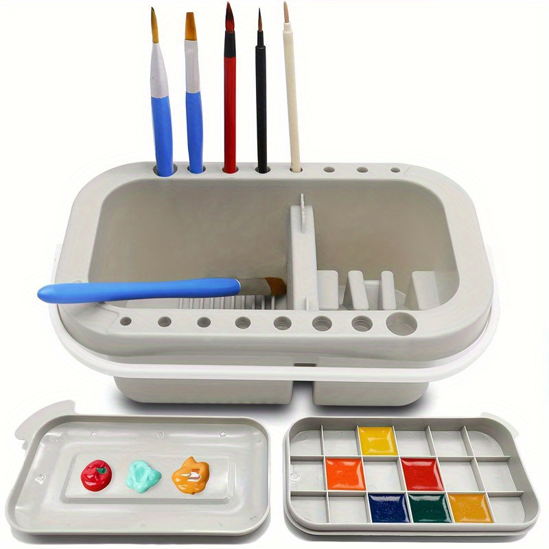 Bacia 3 em 1 para Limpeza de P - Gouache Paint Set avaliação e preço