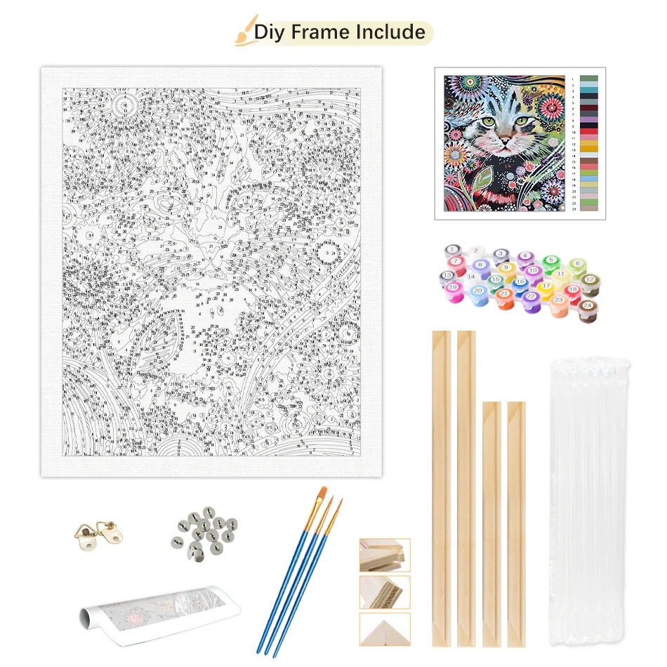 RUOPOTY Pintura por Números Pr - Art Craft Ideas Easy avaliação e preço