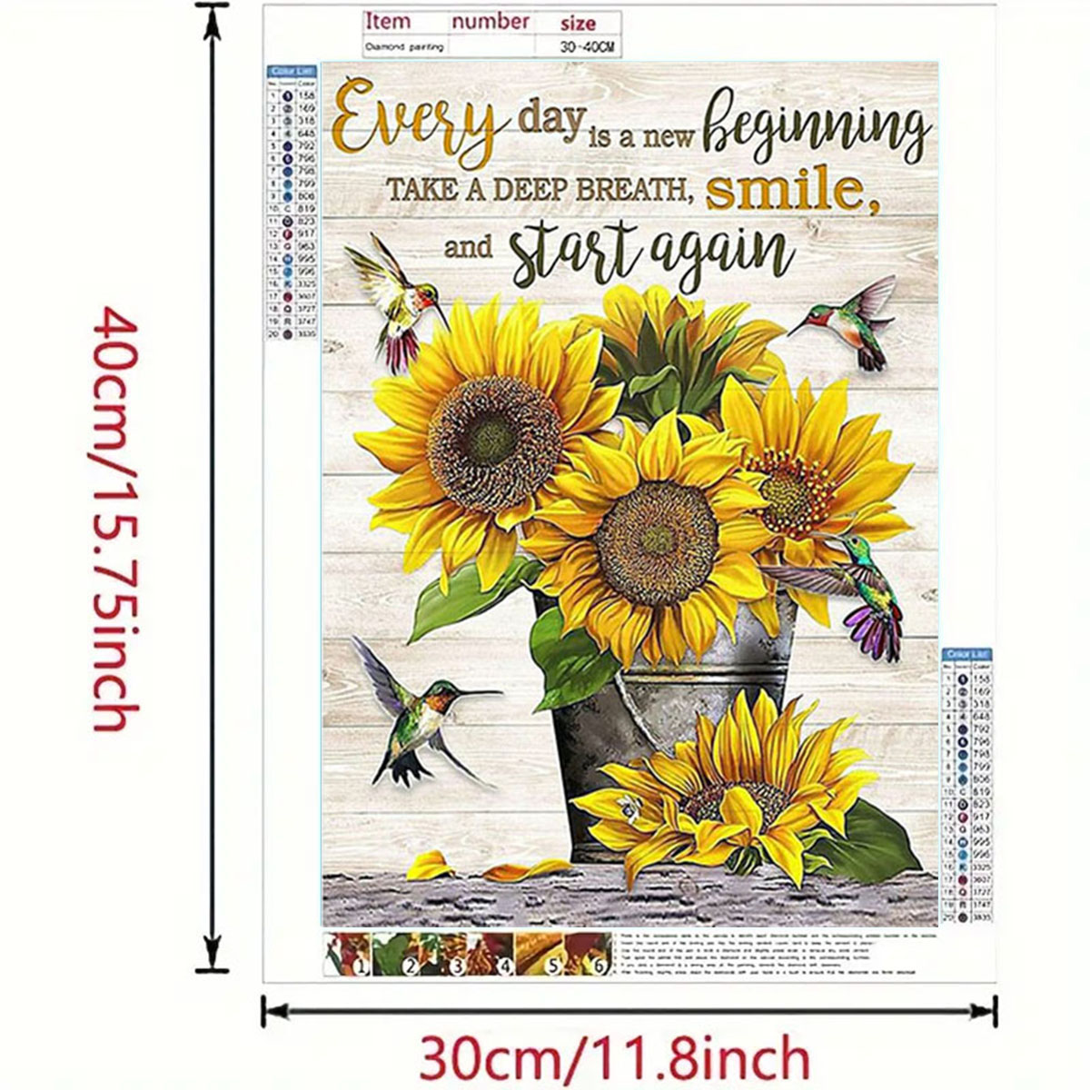 Um girassol conjunto de pintur - Art Craft For Adults avaliação e preço