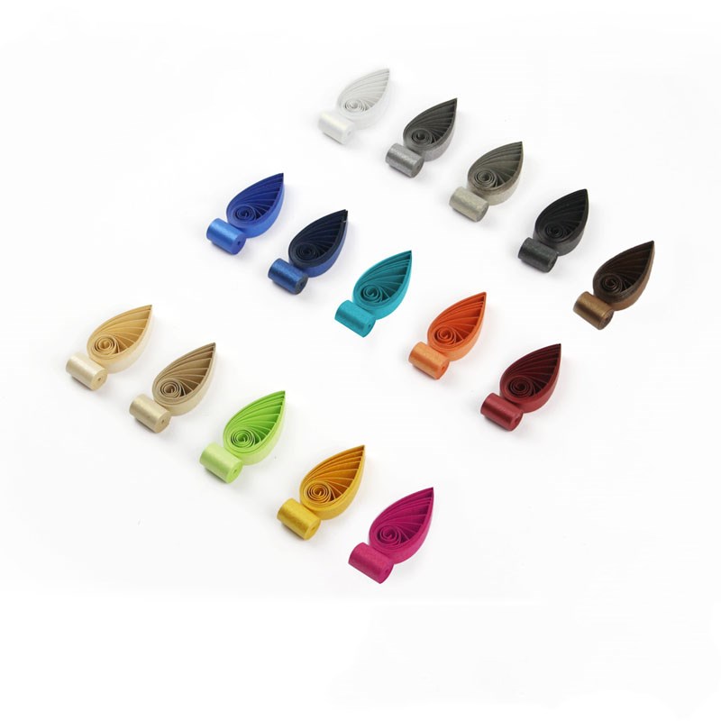 Tiras de papel peroladas metál - Quilling Paper Strips avaliação e preço