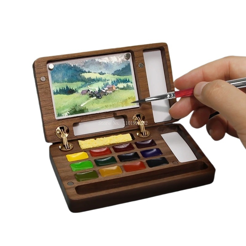 Caixa de Pintura Portátil em M - Gouache Paint Set avaliação e preço