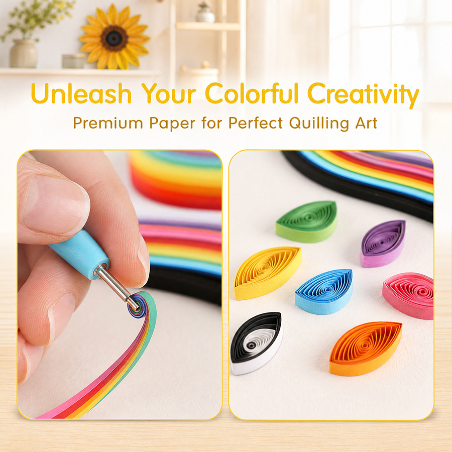 Papel para Quilling em 36 Core - Quilling Paper Strips avaliação e preço