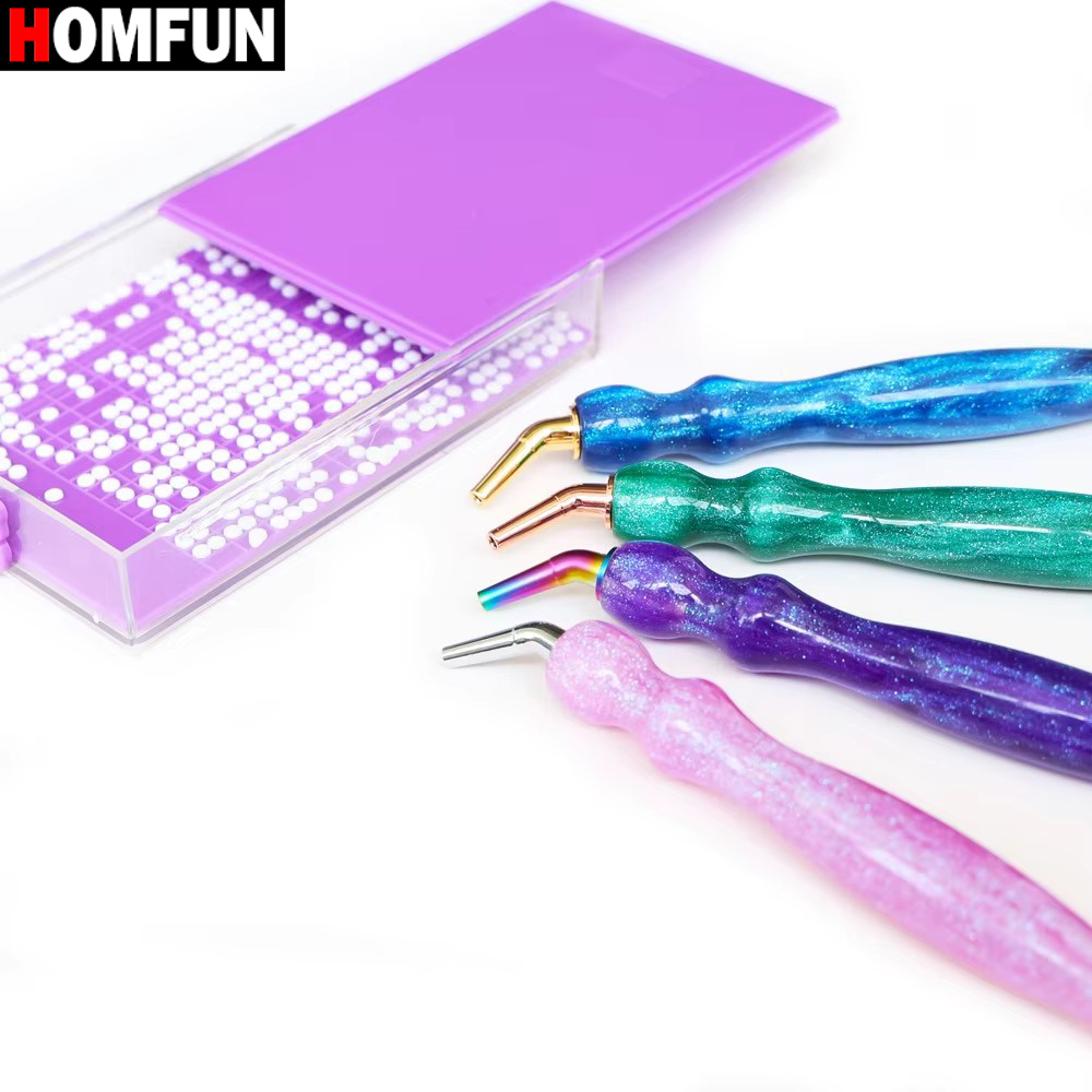 HOMFUN-Pintura Diamante Pen Se - Art Craft Kite avaliação e preço