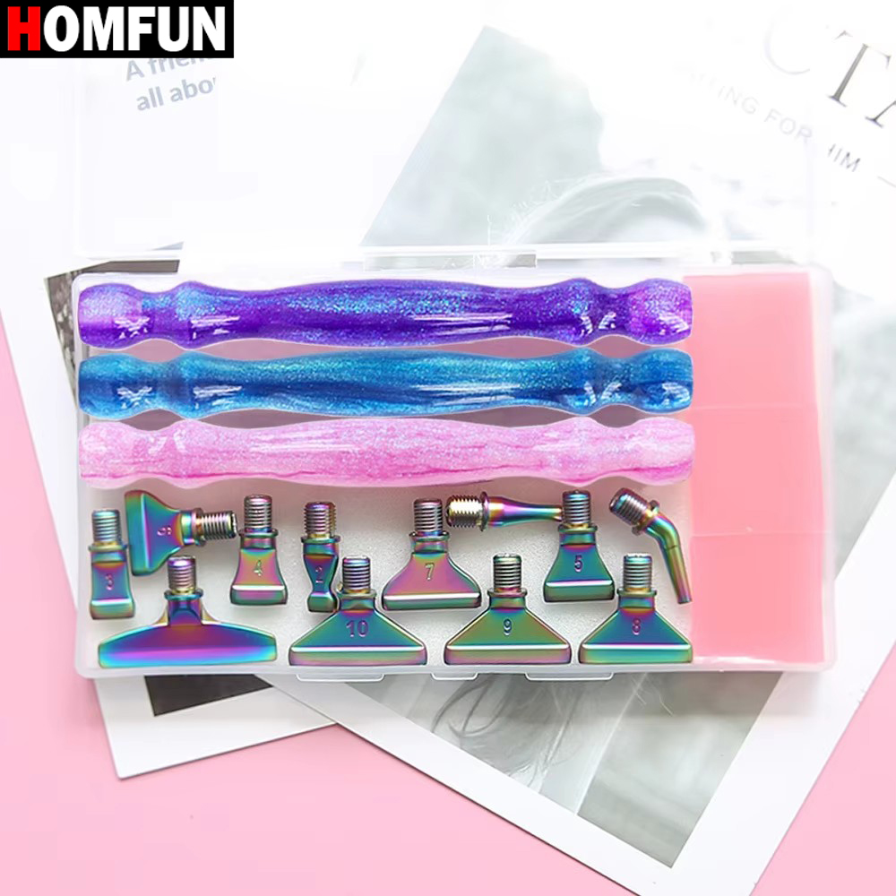 HOMFUN-Pintura Diamante Pen Se - Art Craft Kite avaliação e preço