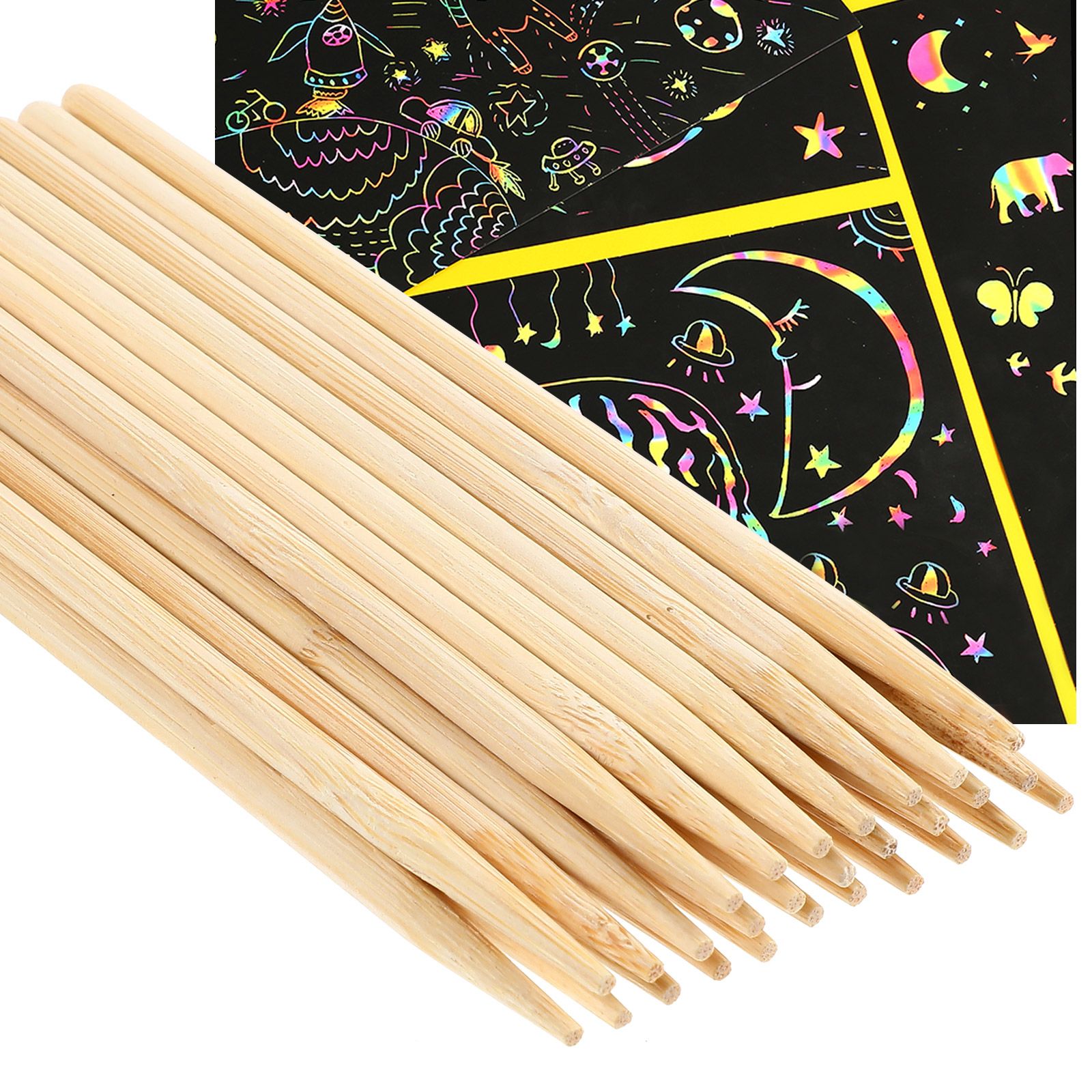 30 pçs de madeira pintura de r - Art Craft Stick avaliação e preço