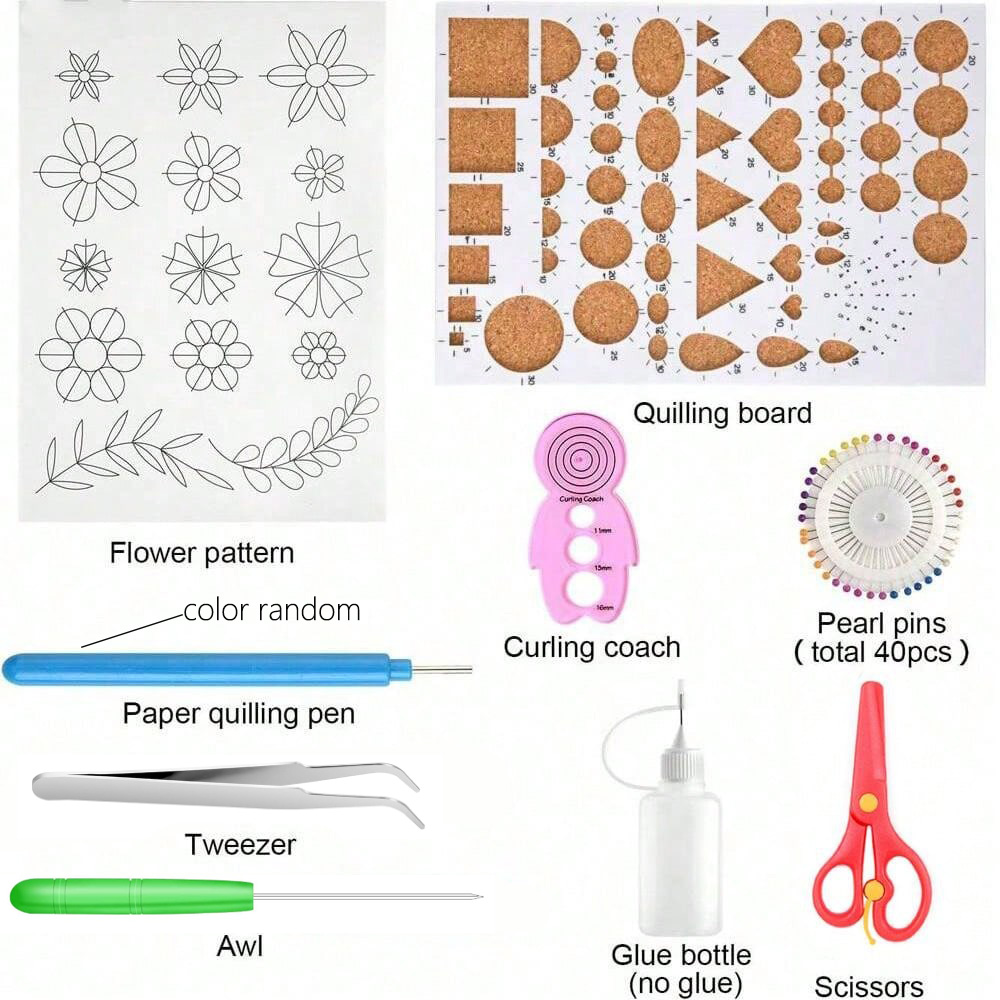 Papel colorido Quilling Tool K - Quilling Paper Strips avaliação e preço