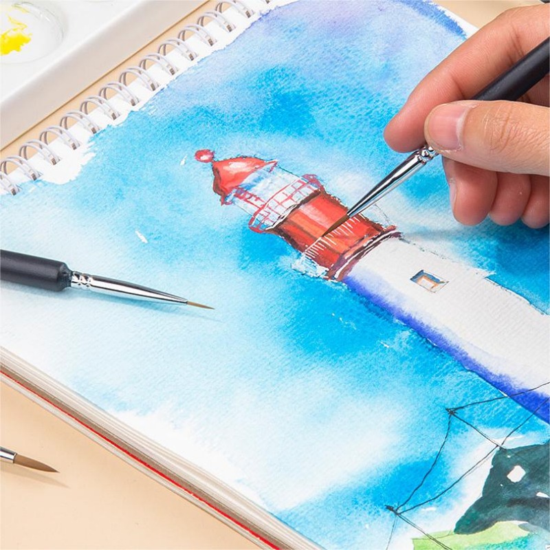 Pincel de Detalhe Fino, Linha  - Gouache Paint Set avaliação e preço