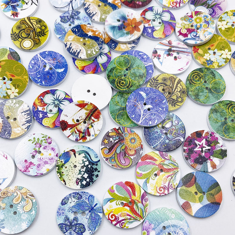 Botões decorativos de madeira  - Art Craft Kite avaliação e preço