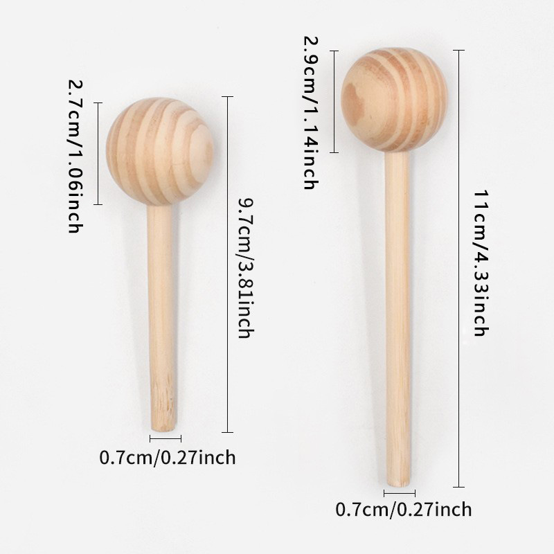 Pirulitos de madeira inacabado - Art Craft Stick avaliação e preço