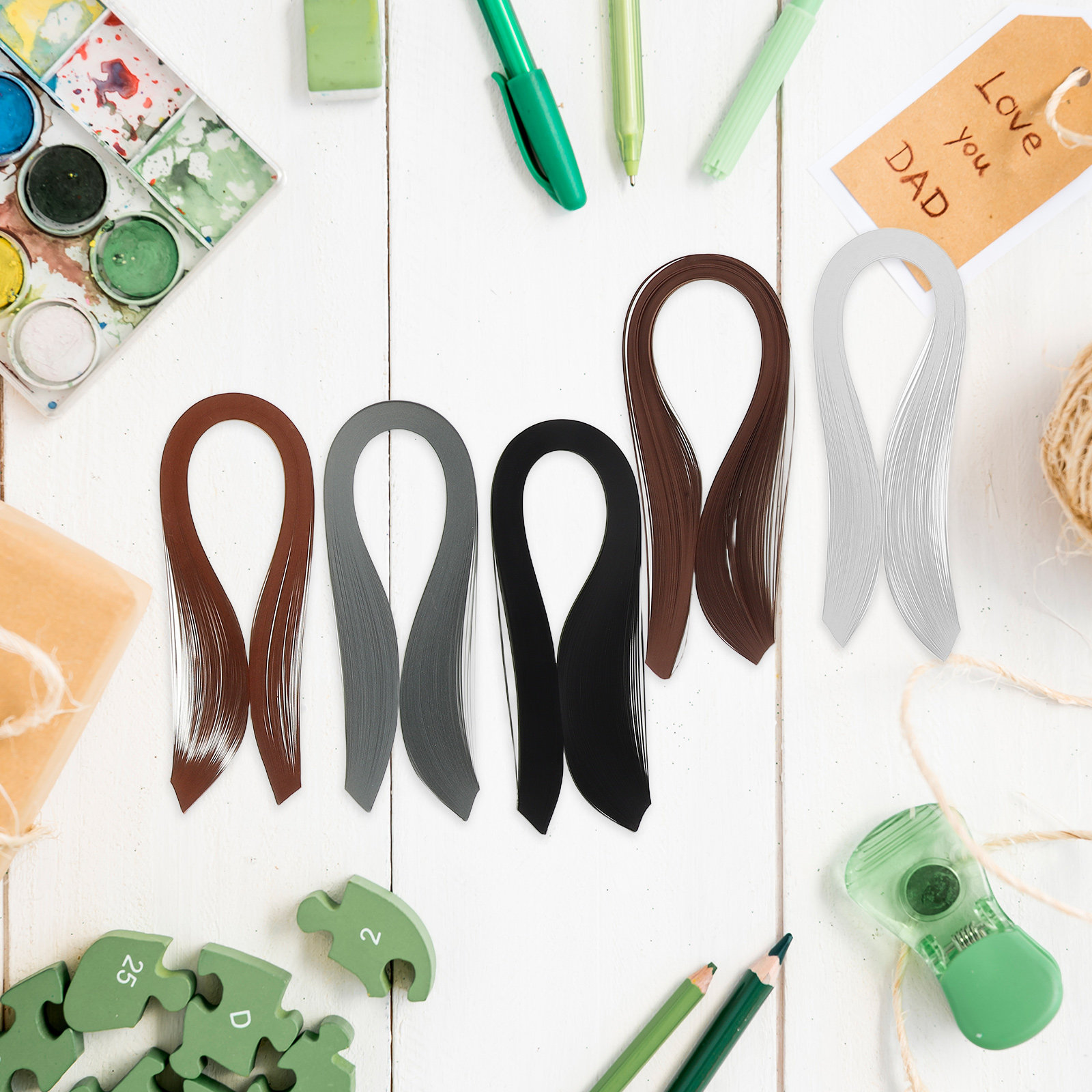720 Peças de Papel para Quilli - Quilling Paper Strips avaliação e preço