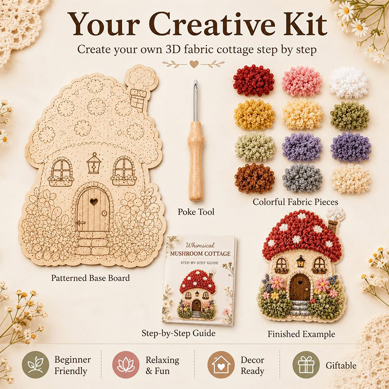 Kit DIY de Arte Poke 3D Casa C - Art Crafts avaliação e preço
