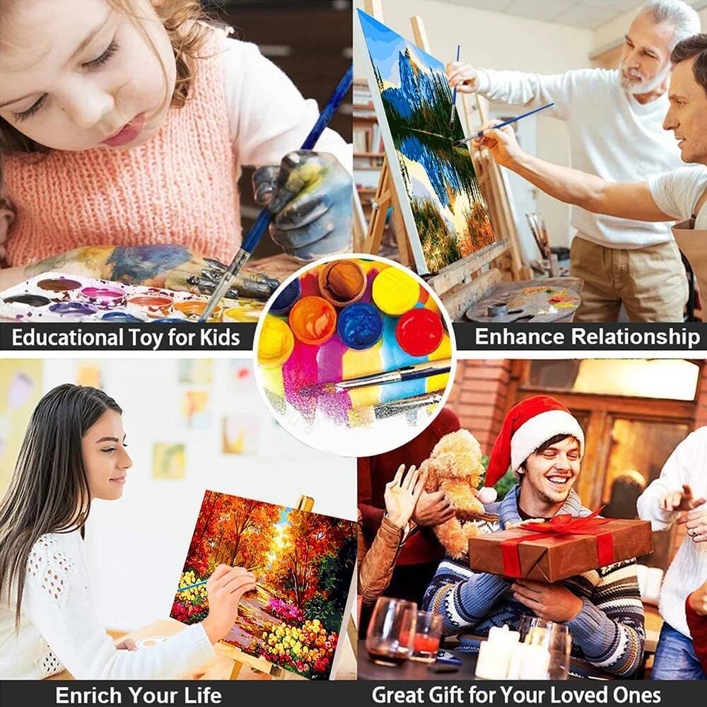 1 unidade de pintura por númer - Art And Craft Autumn avaliação e preço