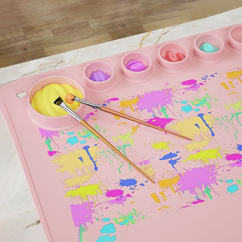 Non-Stick Silicone Pintura Mat - Art Craft Stick avaliação e preço