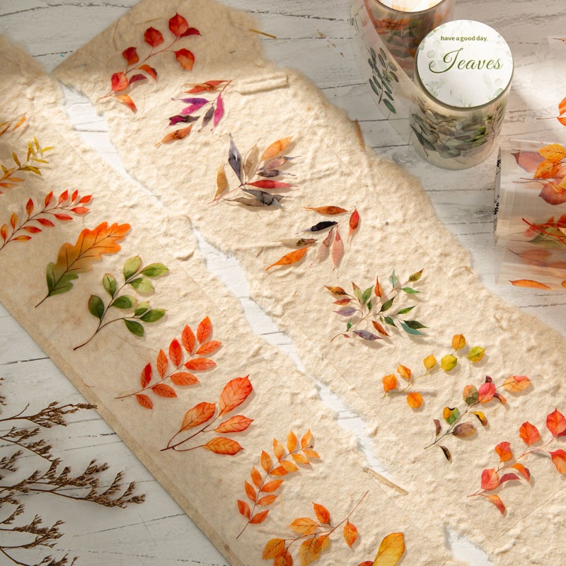 6 rolos de fita cortada para a - Art Craft Using Leaves avaliação e preço