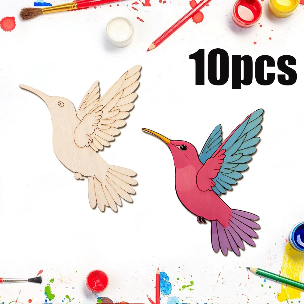 10 peças de recortes de madeir - Art Crafts avaliação e preço