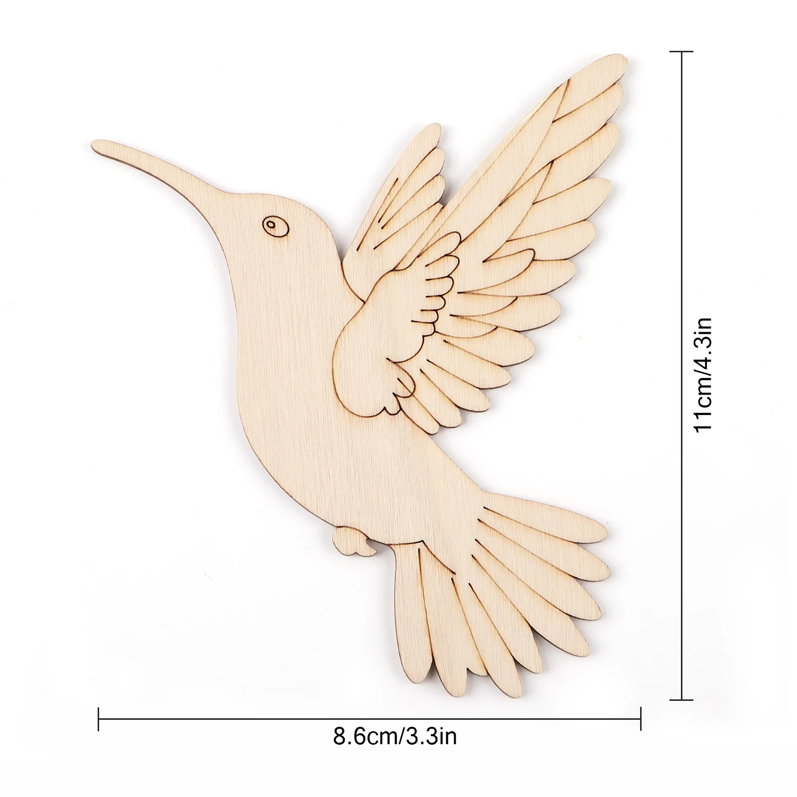 10 peças de recortes de madeir - Art Crafts avaliação e preço