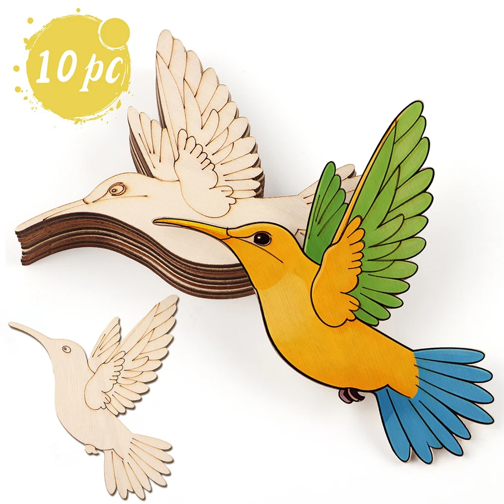 10 peças de recortes de madeir - Art Crafts avaliação e preço