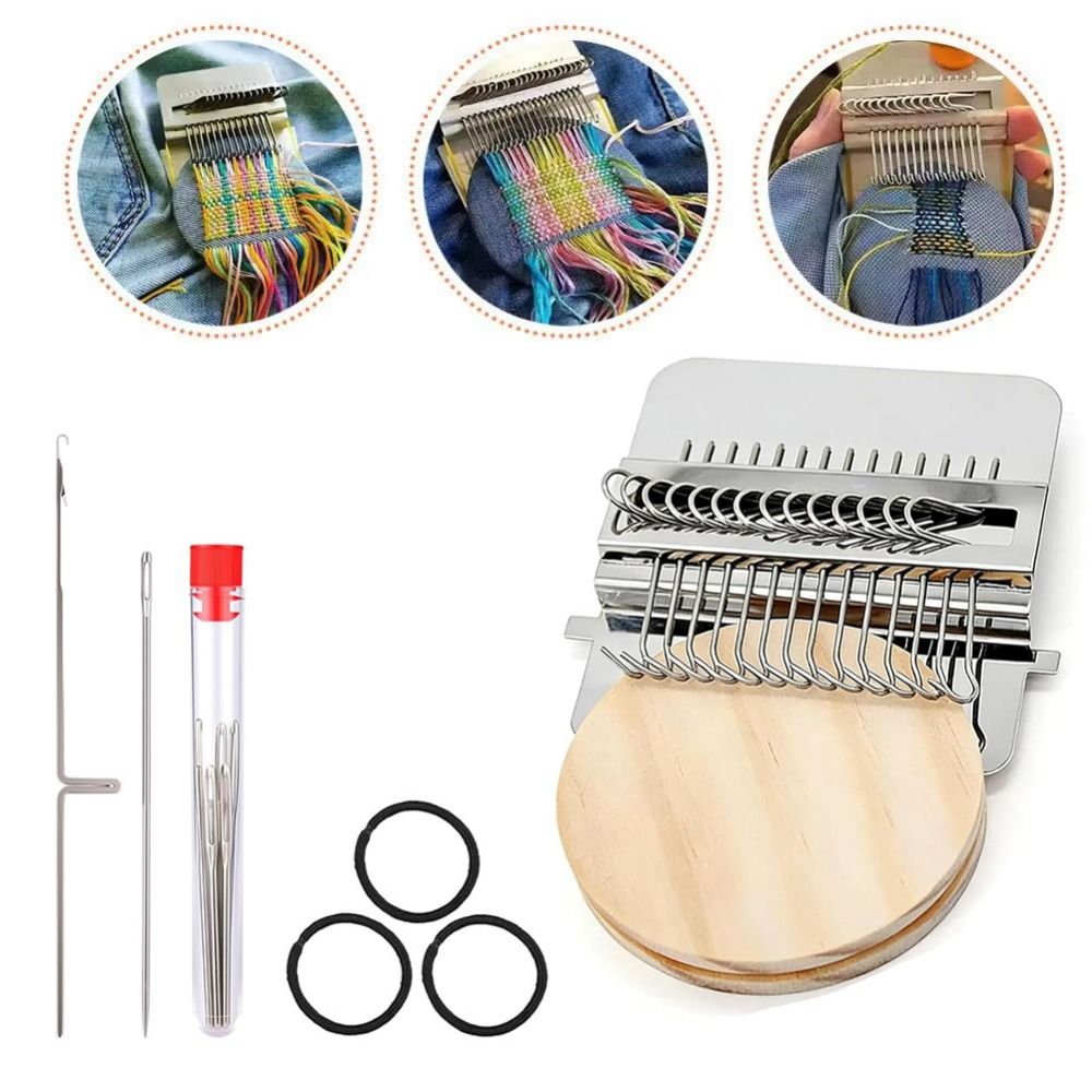 Mini Máquina de Tecelagem com  - Loom Weaving Frame avaliação e preço