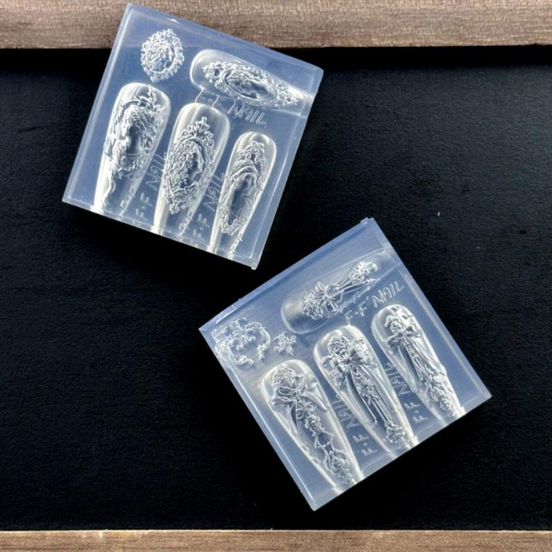 Moldes de silicone para unhas  - Art Craft Display avaliação e preço