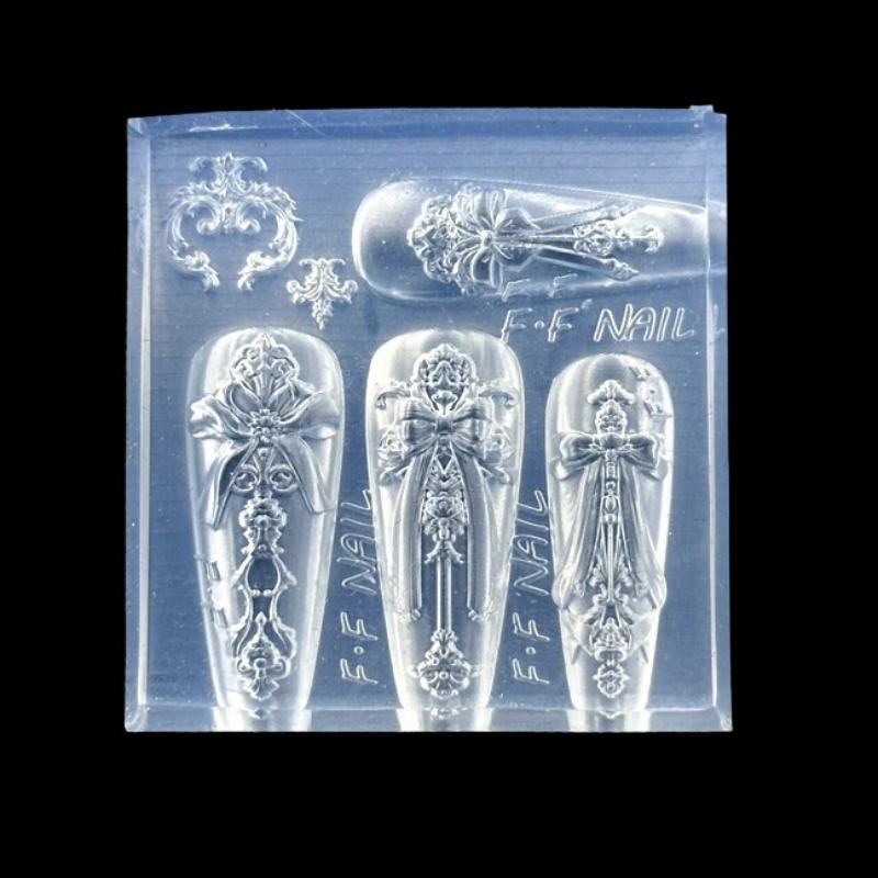 Moldes de silicone para unhas  - Art Craft Display avaliação e preço