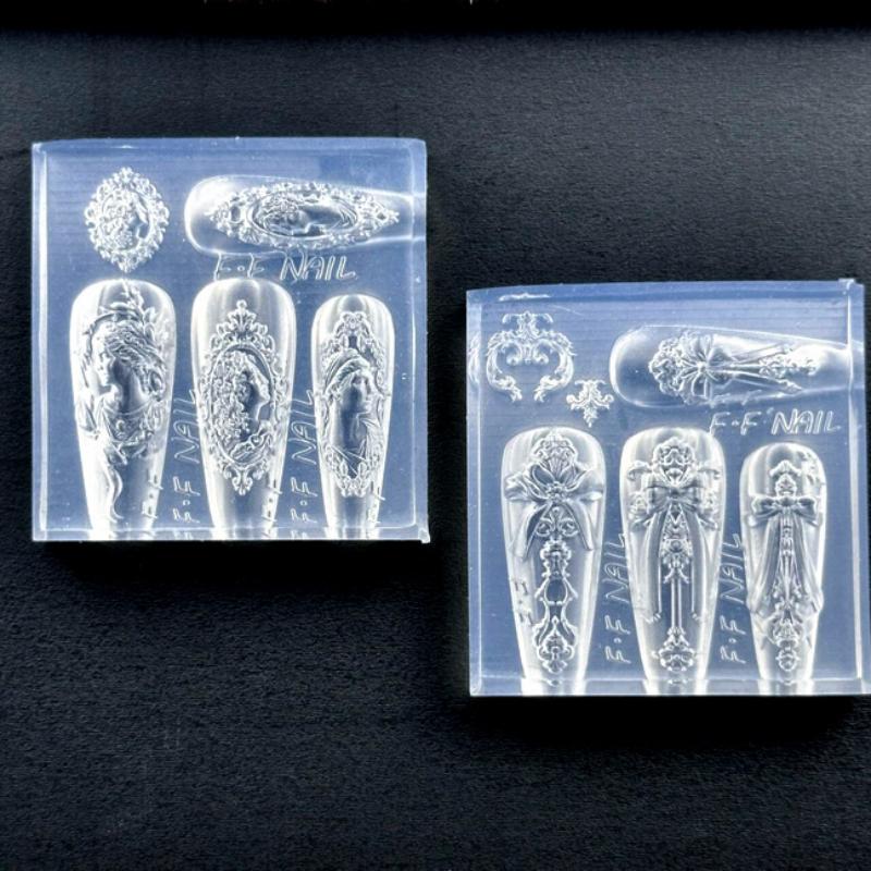 Moldes de silicone para unhas  - Art Craft Display avaliação e preço