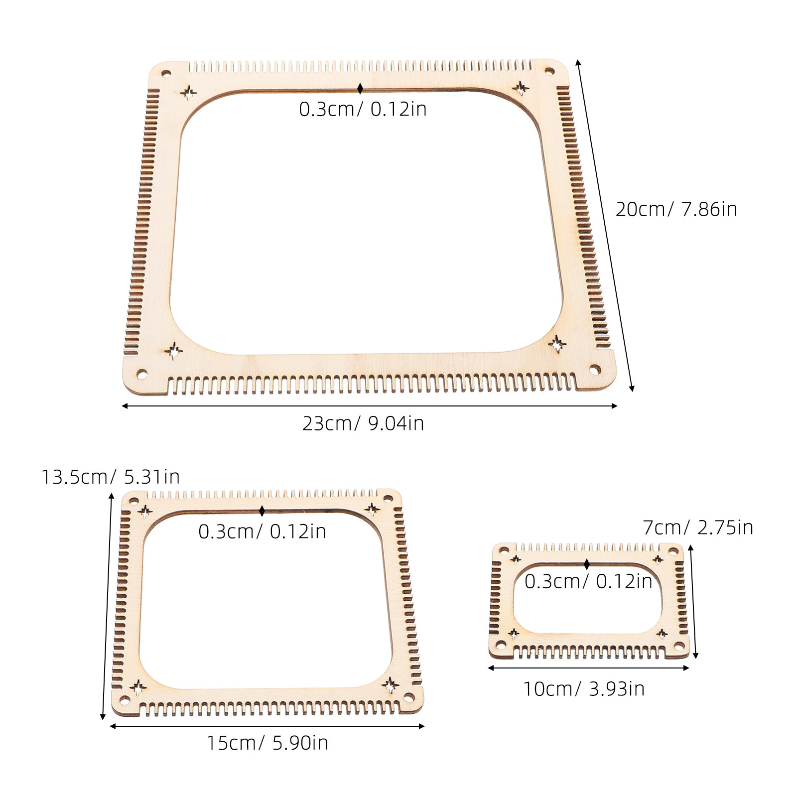 1 Conjunto de Kit de Tear de T - Loom Weaving Frame avaliação e preço