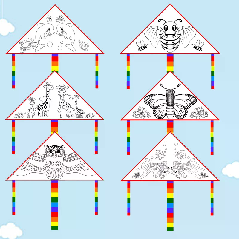 Pipa em Branco para Pintar DIY - Art Craft Kite avaliação e preço