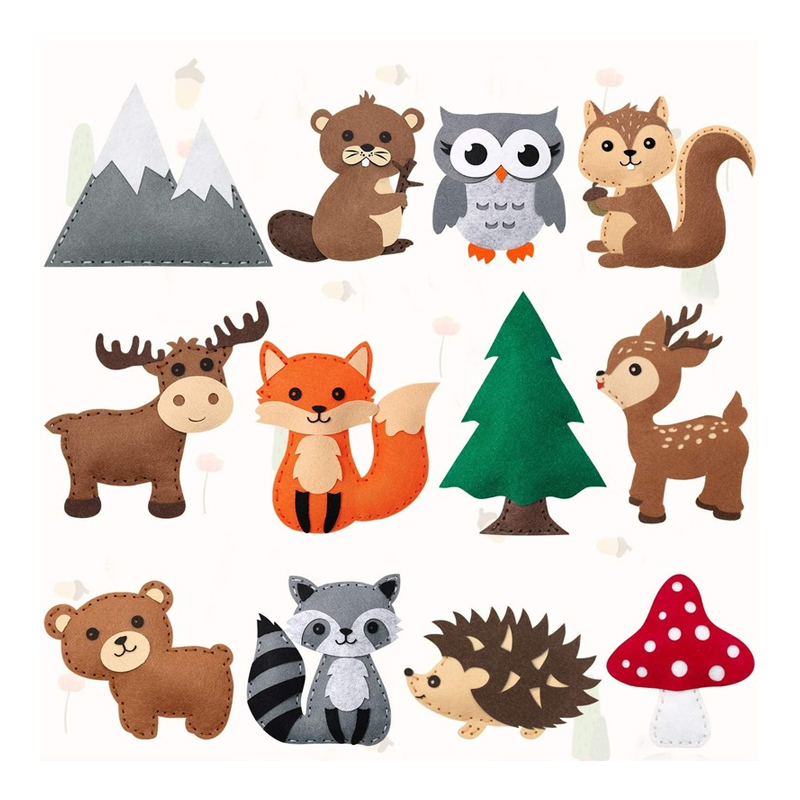 Woodland Animals Craft Kit par - Art Craft Kite avaliação e preço