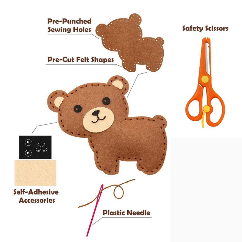 Woodland Animals Craft Kit par - Art Craft Kite avaliação e preço