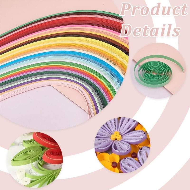 Estênceis De Papel Quilling, P - Quilling Paper Strips avaliação e preço