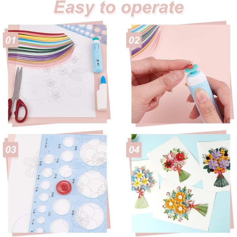 Estênceis De Papel Quilling, P - Quilling Paper Strips avaliação e preço