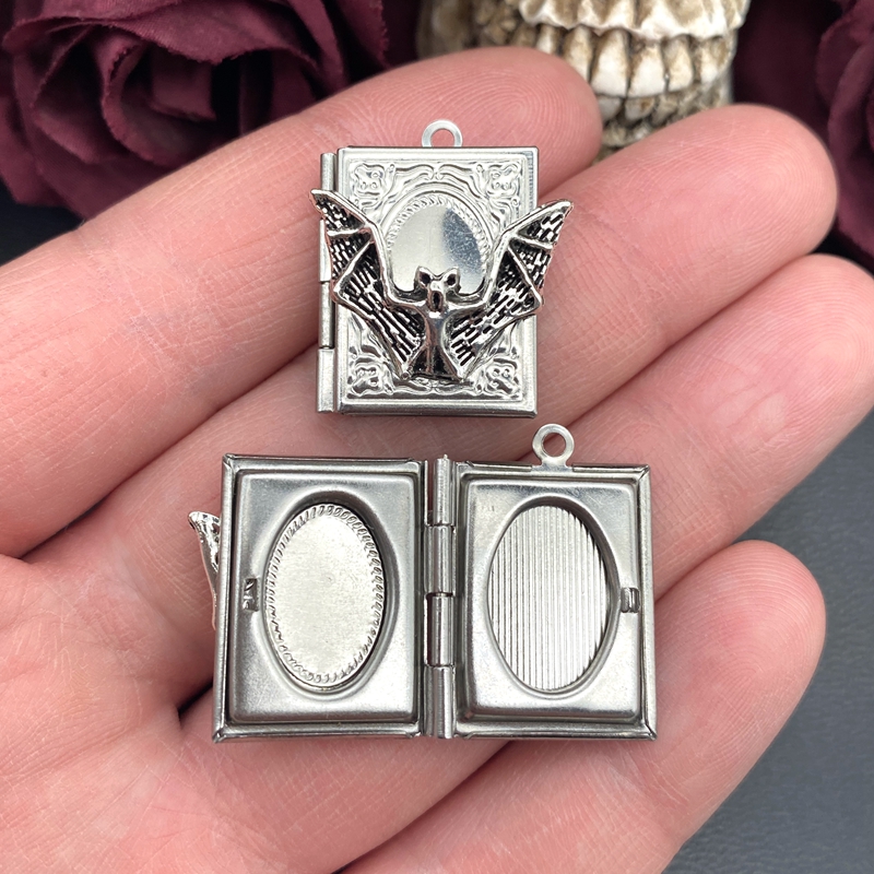 2 pçs 27*22mm bat livro medalh - Art Craft Display avaliação e preço