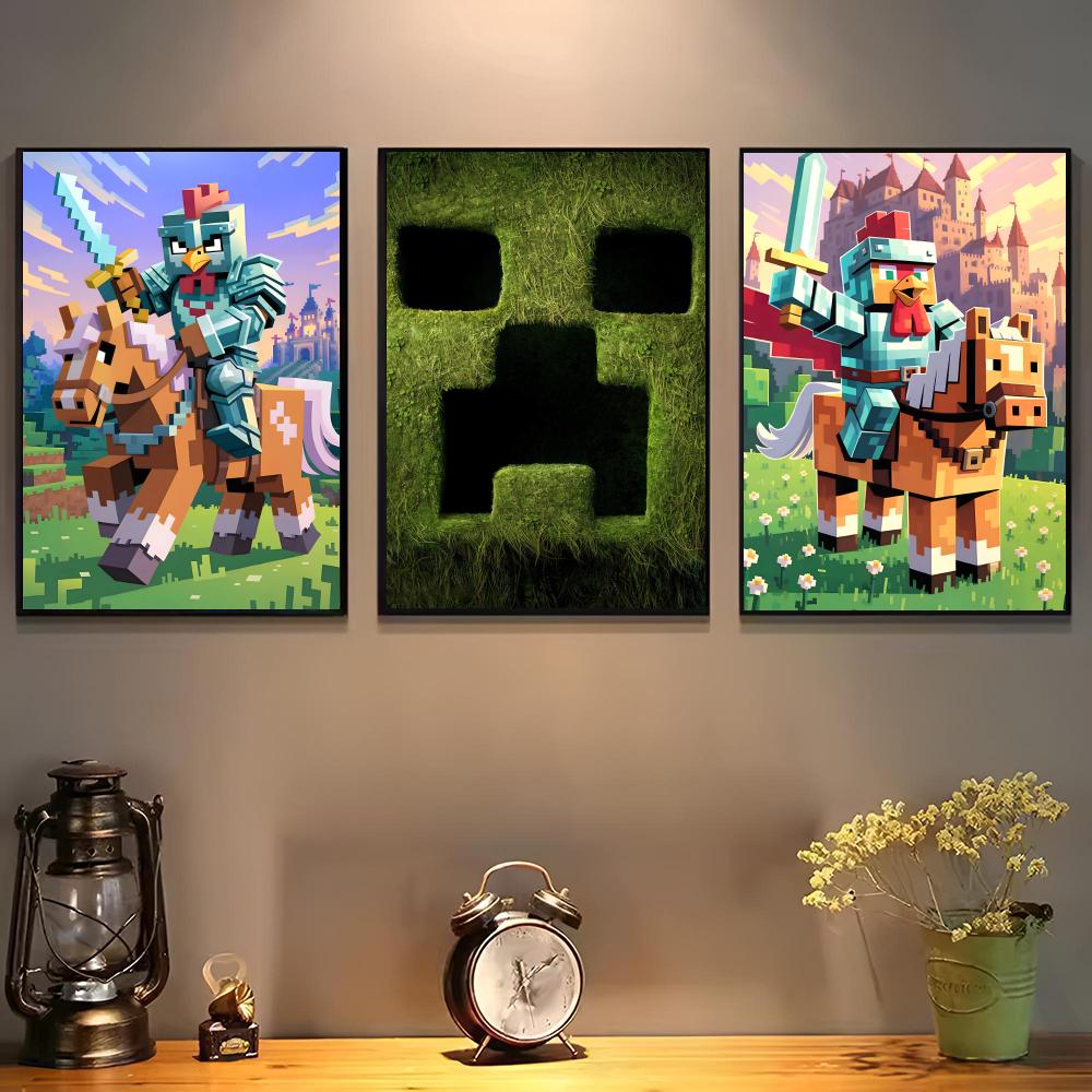 Pôster de jogos Mine-c-crafts, - Art Craft Game avaliação e preço