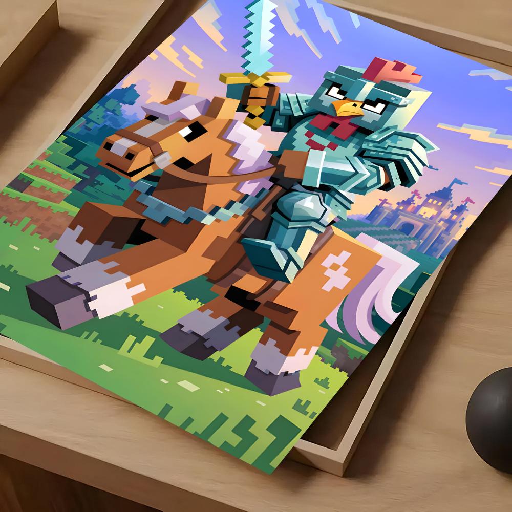 Pôster de jogos Mine-c-crafts, - Art Craft Game avaliação e preço