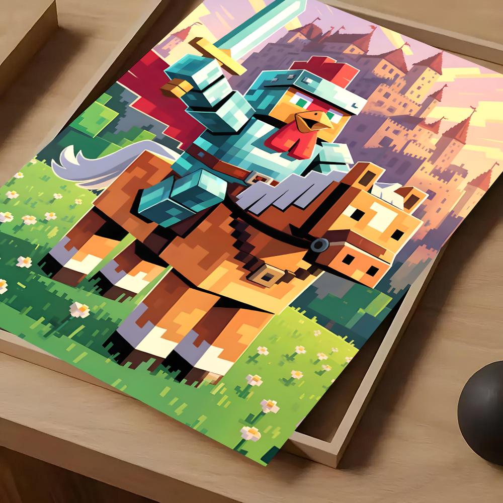 Pôster de jogos Mine-c-crafts, - Art Craft Game avaliação e preço