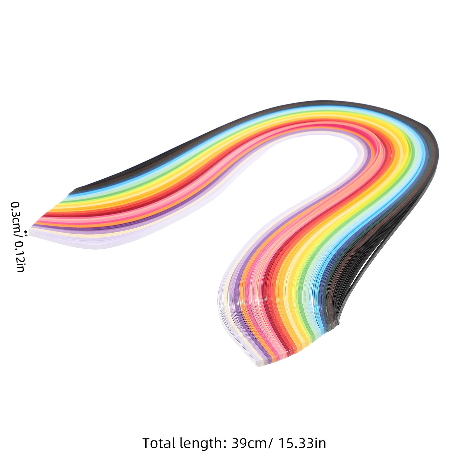 1300 Peças de Tiras de Papel p - Quilling Paper Strips avaliação e preço
