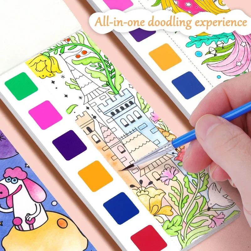 Conjunto de livro aquarela por - Gouache Paint Set avaliação e preço