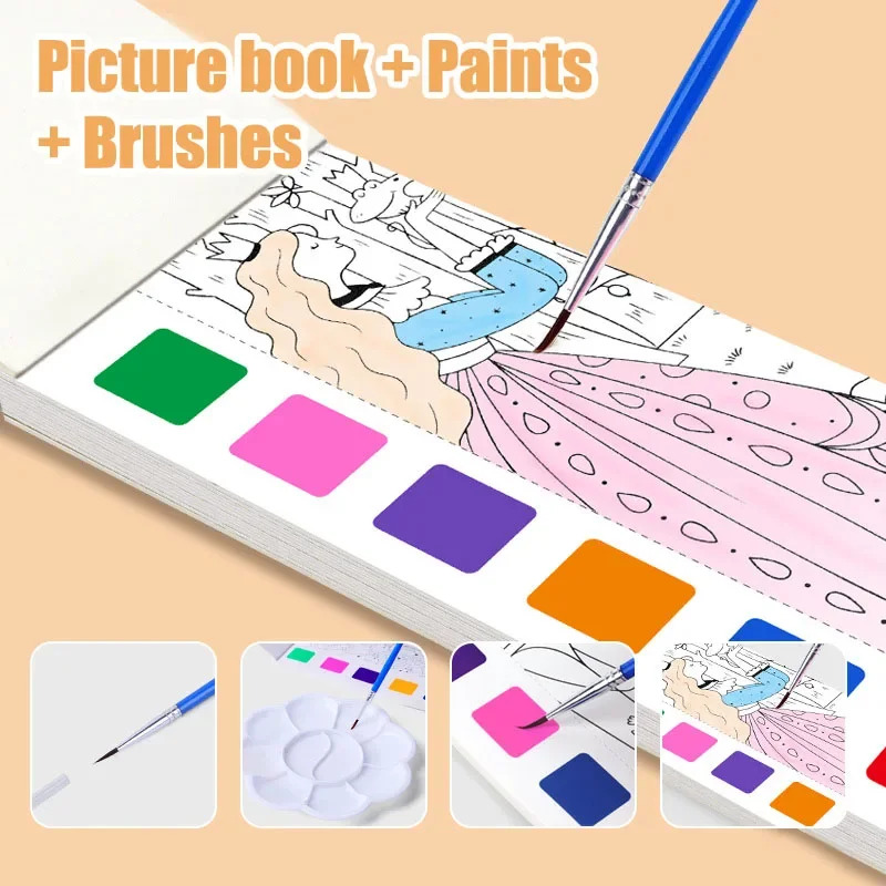 Conjunto de livro aquarela por - Gouache Paint Set avaliação e preço