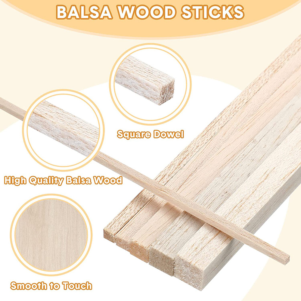 130 pçs balsa madeira tira art - Art Craft Stick avaliação e preço