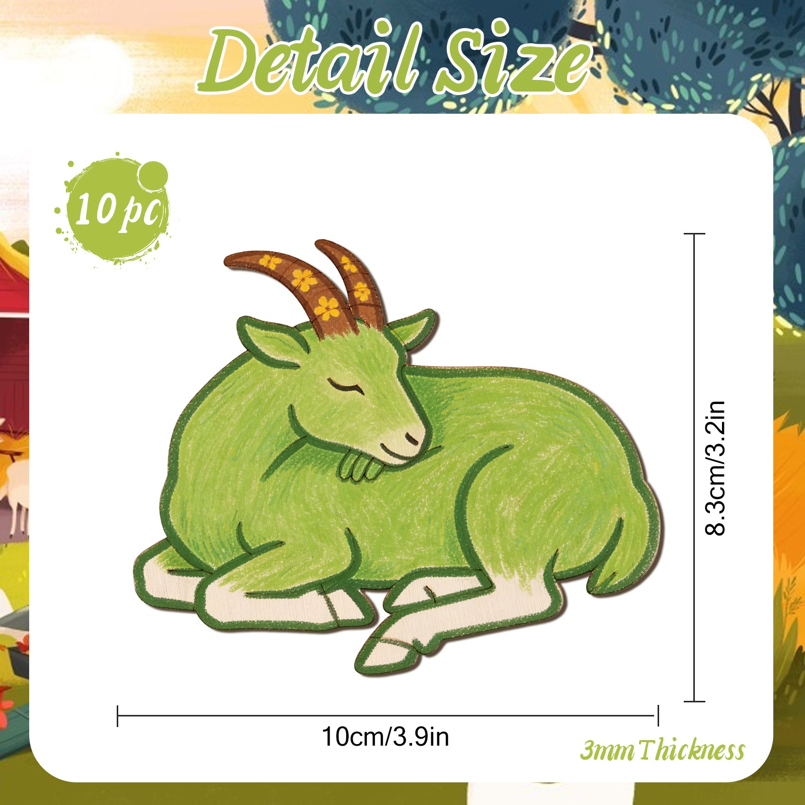 Conjunto de 10 peças de Enfeit - Art Crafts avaliação e preço
